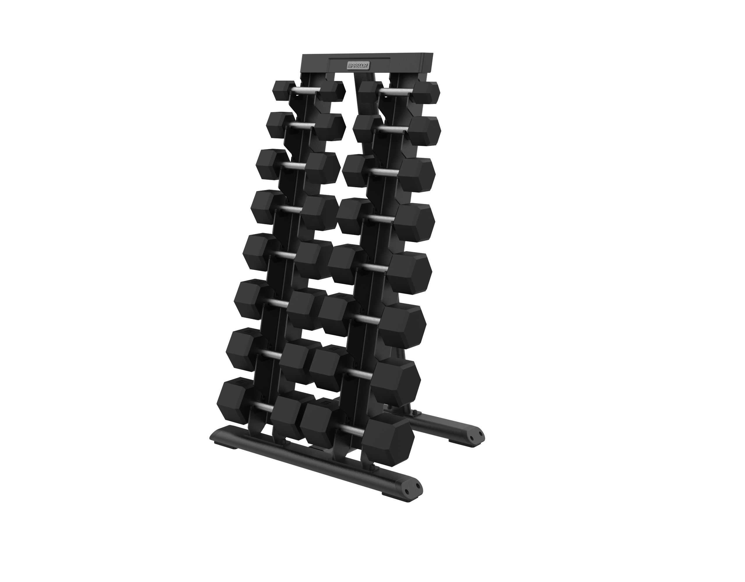 Precor Vitality Vertical Dumbbell Rack – 8 Pair